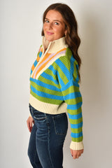 MORNING GLORY STRIPE SWEATER