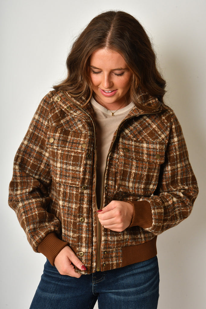 TWEED BOMBER