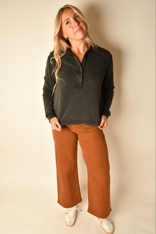 HIGH RISE WIDE LEG TROUSER