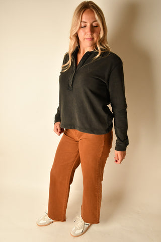 HIGH RISE WIDE LEG TROUSER