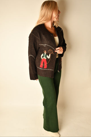 COWBOY UP CARDIGAN