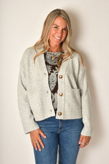 3 BUTTON CARDIGAN + color