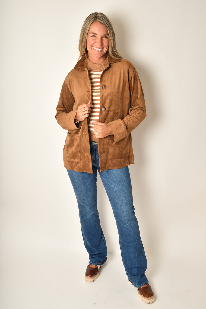 DECKER SUEDE CHORE JACKET