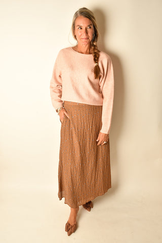 COUNTRYSIDE MAXI SLIP SKIRT