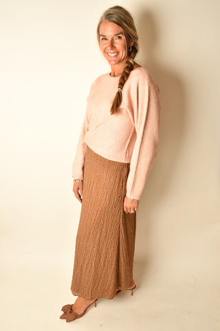 COUNTRYSIDE MAXI SLIP SKIRT