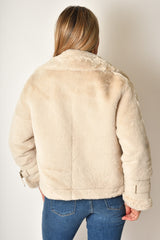 MINK FAUX FUR JACKET