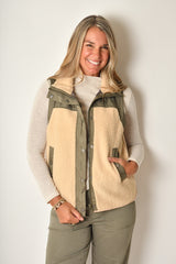 MIXED SHERPA VEST