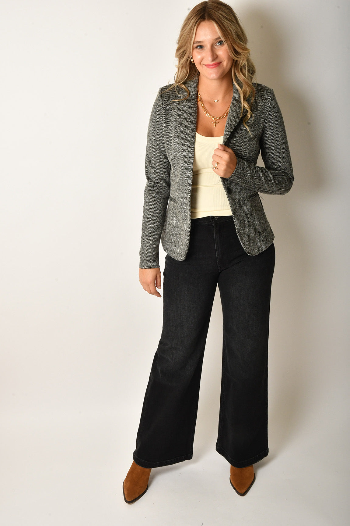 KATE JACQUARD BLAZER