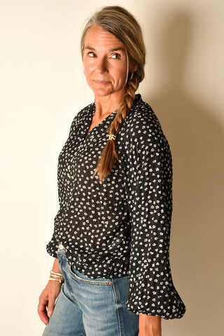 BOHO BUTTON BLOUSE