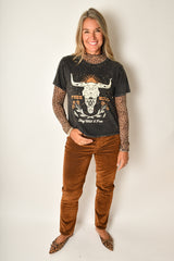 FREE SOUL COW SKULL TEE