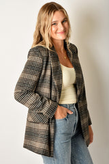 KINGSTON RELAXED PLAID BLAZER