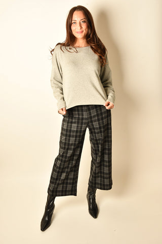 ROLLED HEM BOXY KNIT