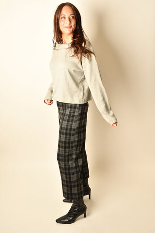 ROLLED HEM BOXY KNIT