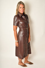 BELTED SHIRT DRESS
