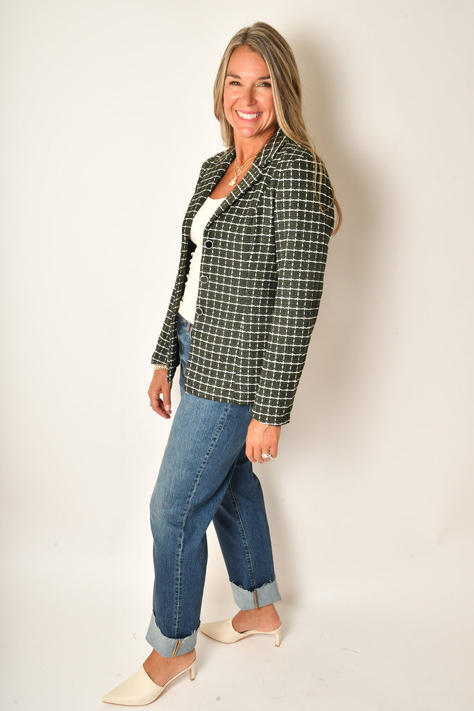 KATE CHECK BLAZER