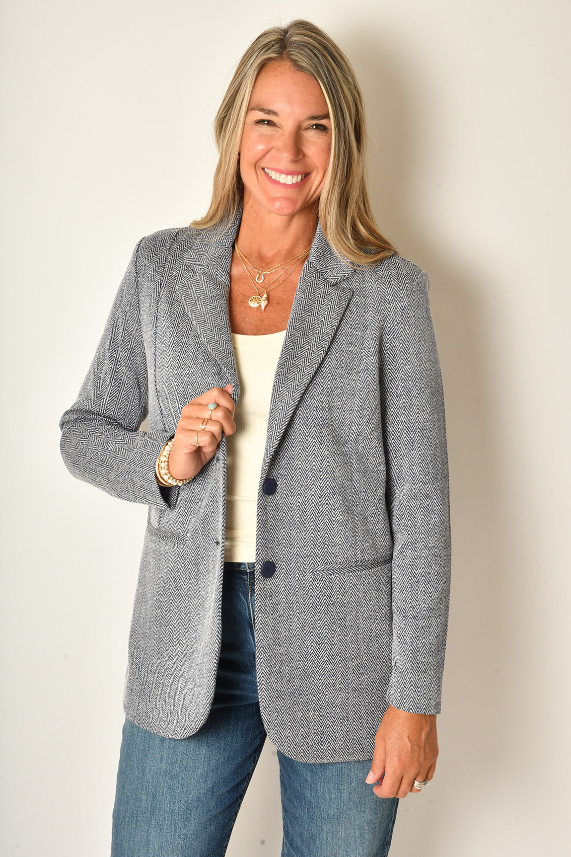 KATE JACQUARD OVERSIZED BLAZER