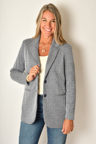 KATE JACQUARD OVERSIZED BLAZER