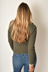 ZIP FRONT SWEATER JACKET