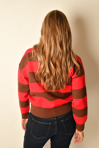 AUTUMN BREEZE POLO SWEATER