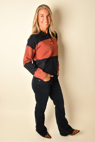 THE ROWAN COLORBLOCK SWEATER