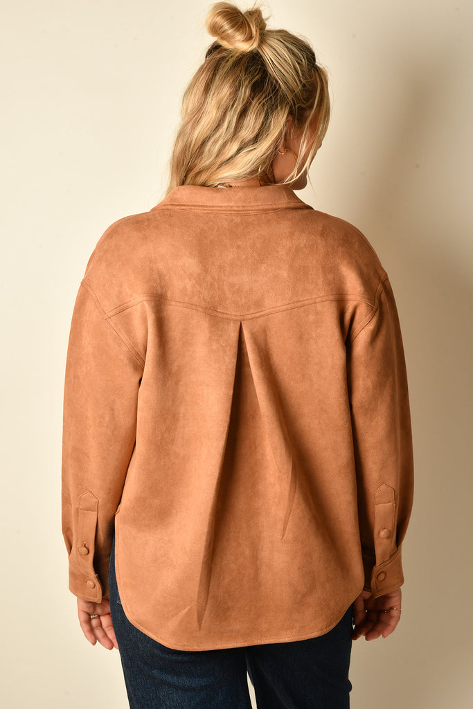 BRAXTON SUEDE SHIRT
