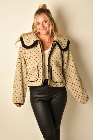 GIRLIE COLLAR SHERPA