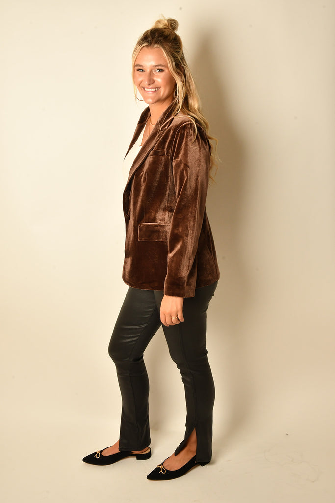 LIZZY VELVET BLAZER