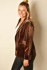 LIZZY VELVET BLAZER