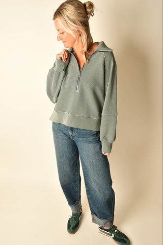 MILANO HALF ZIP SWEAT 2.0