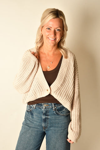 LUXE CHENILLE CARDIGAN