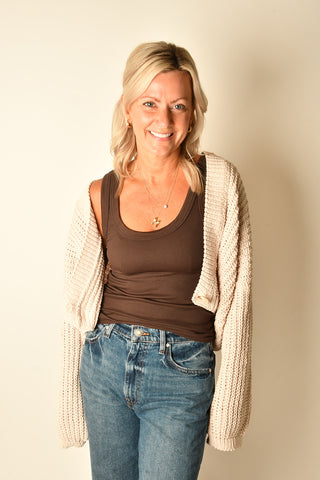 LUXE CHENILLE CARDIGAN