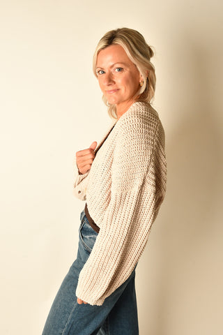 LUXE CHENILLE CARDIGAN