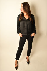 PLEATED DETAIL BLOUSE