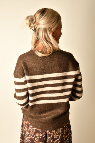 STANLEY STRIPE CARDIGAN