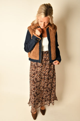 SHERPA DENIM JACKET
