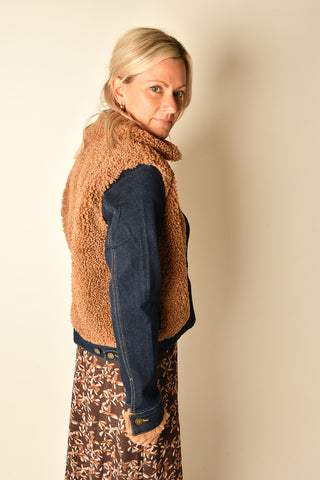 SHERPA DENIM JACKET