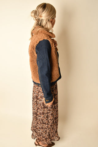 SHERPA DENIM JACKET