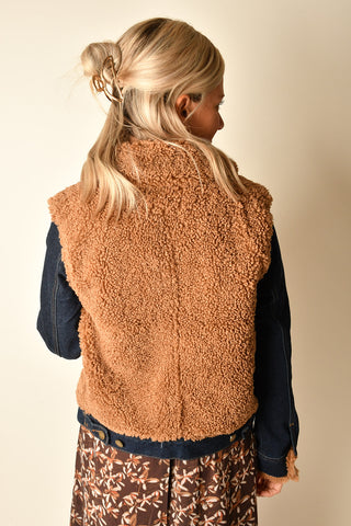 SHERPA DENIM JACKET