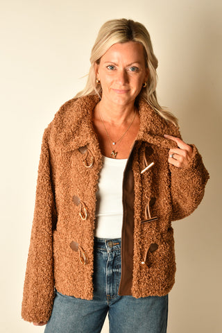 POODLE FUR JACKET