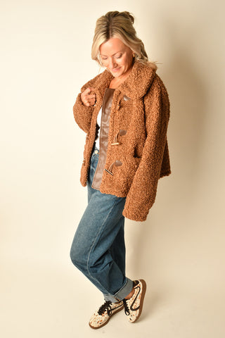 POODLE FUR JACKET