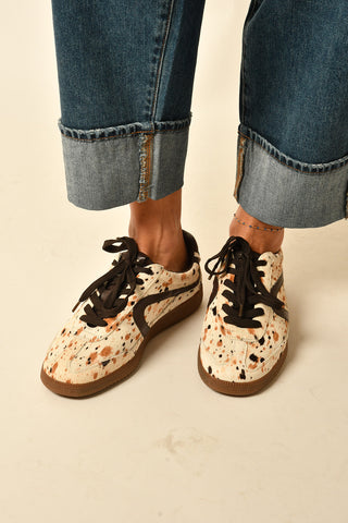 SIMONA COW HAIR SNEAKERS