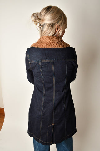 SHERPA TRIM NOTCH COLLAR JACKET