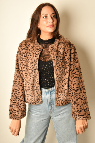 MICA FAUX FUR JACKET