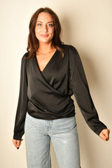 FLUID SATIN BLOUSE