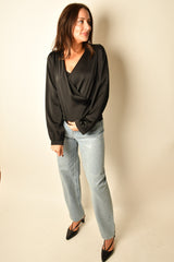 FLUID SATIN BLOUSE