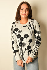 BLOOMS CREW SWEATER