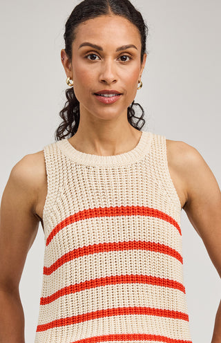 ANDREA STRIPED KNIT TANK