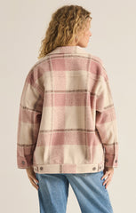 PRESTON KNIT PLAID JACKET